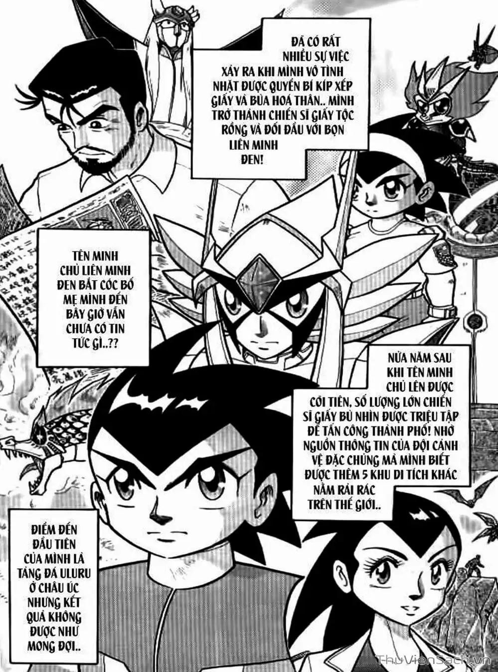 Truyện Tranh Hiệp Sĩ Giấy - Origami Fighter trang 5