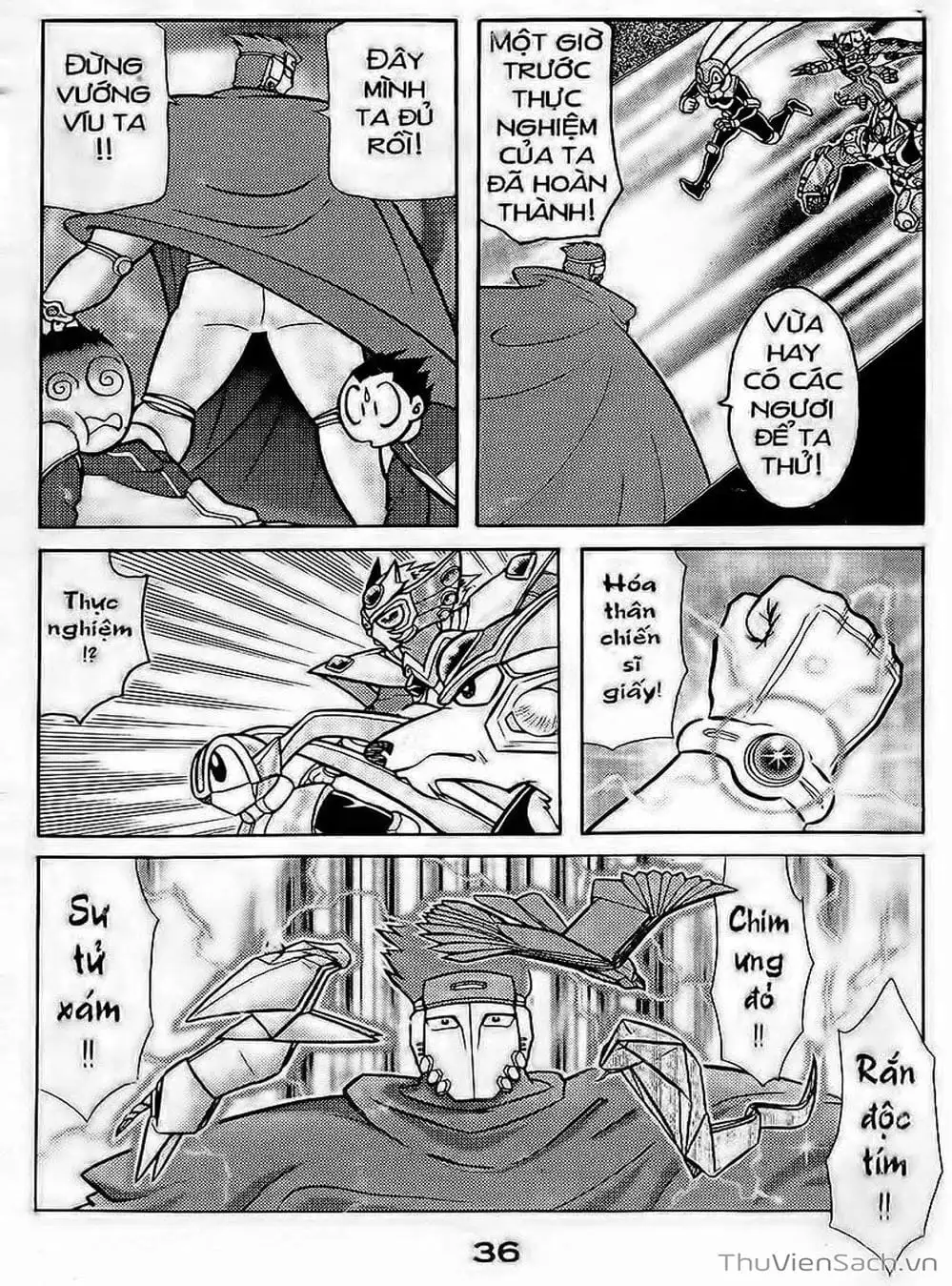 Truyện Tranh Hiệp Sĩ Giấy - Origami Fighter trang 5