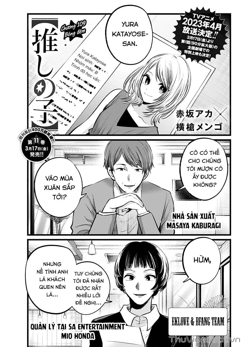 Truyện Tranh Đứa Con Của Thần Tượng - Oshi No Ko trang 5