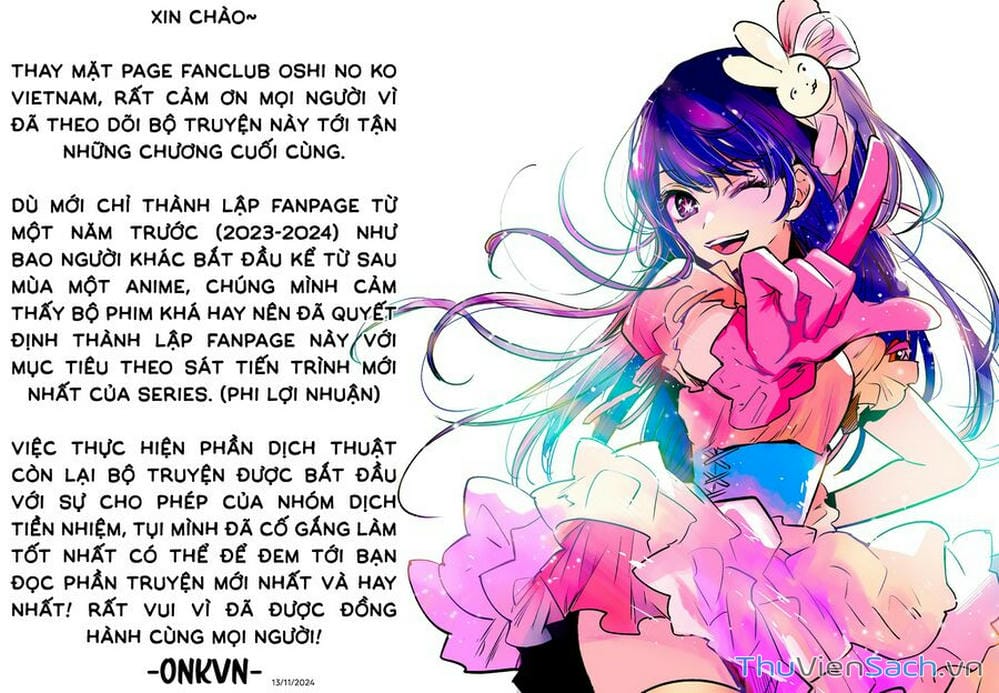 Truyện Tranh Đứa Con Của Thần Tượng - Oshi No Ko trang 5