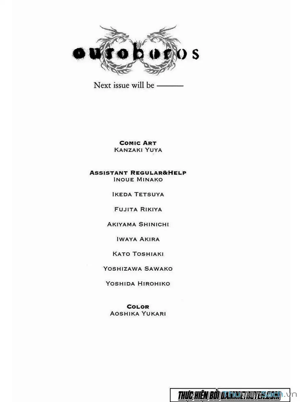 Truyện Tranh Ouroboros - Vĩnh Cửu Luân Hồi trang 6