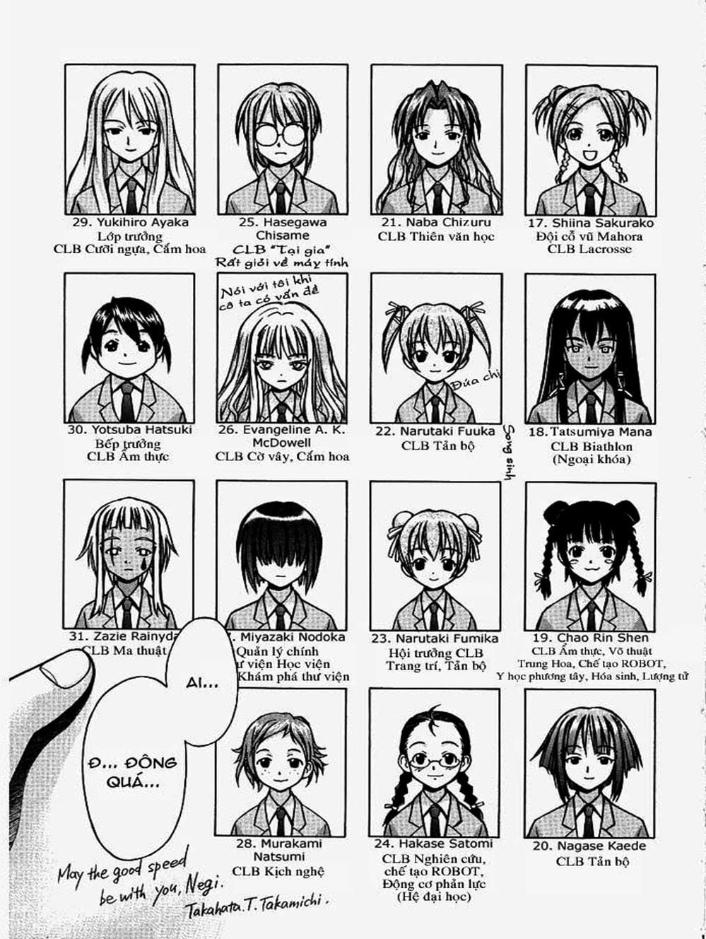 Truyện Tranh Pháp Sư Tí Hon Negima - Mahou Sensei Negima! trang 10