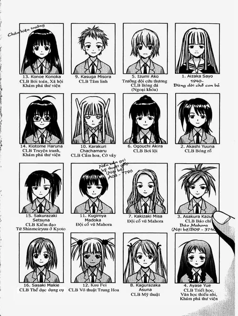 Truyện Tranh Pháp Sư Tí Hon Negima - Mahou Sensei Negima! trang 10