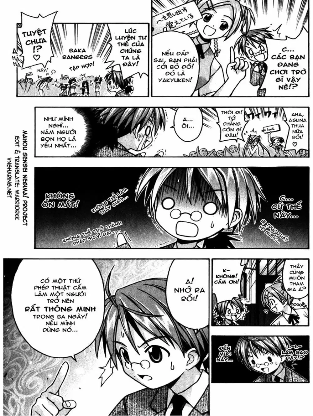 Truyện Tranh Pháp Sư Tí Hon Negima - Mahou Sensei Negima! trang 10