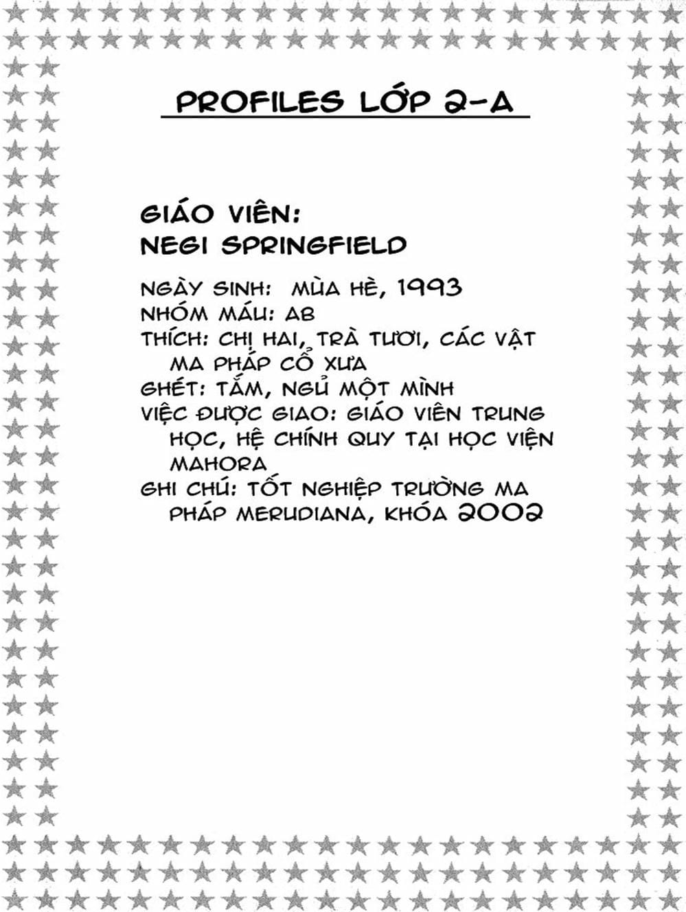 Truyện Tranh Pháp Sư Tí Hon Negima - Mahou Sensei Negima! trang 10