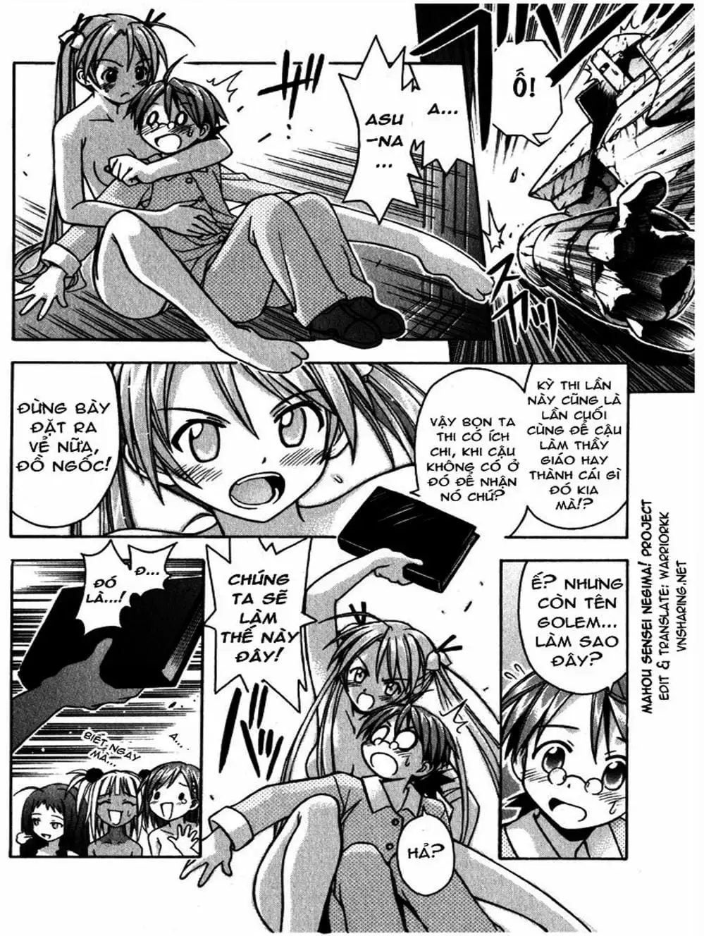 Truyện Tranh Pháp Sư Tí Hon Negima - Mahou Sensei Negima! trang 10