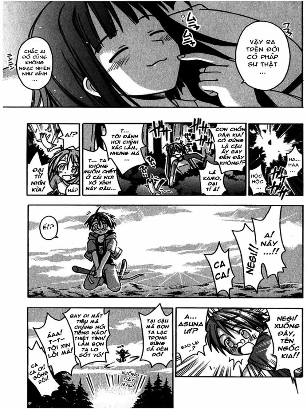 Truyện Tranh Pháp Sư Tí Hon Negima - Mahou Sensei Negima! trang 10