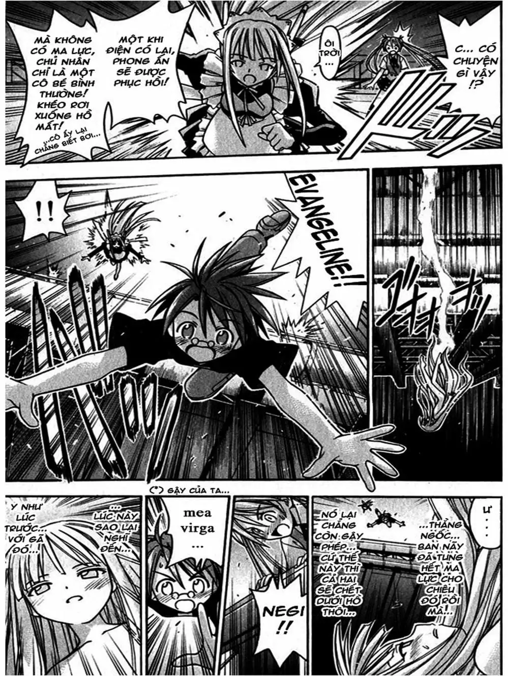 Truyện Tranh Pháp Sư Tí Hon Negima - Mahou Sensei Negima! trang 10