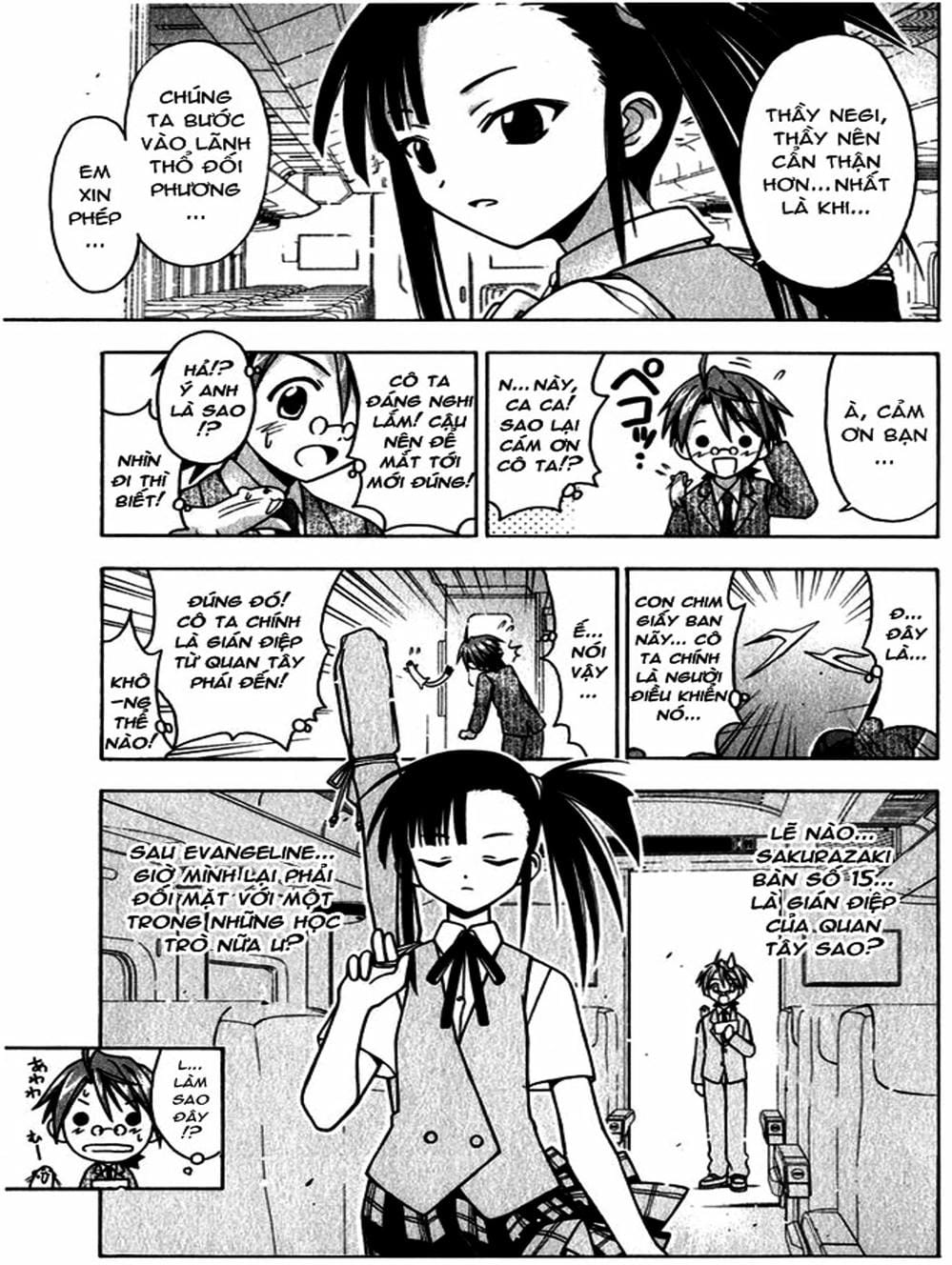 Truyện Tranh Pháp Sư Tí Hon Negima - Mahou Sensei Negima! trang 10