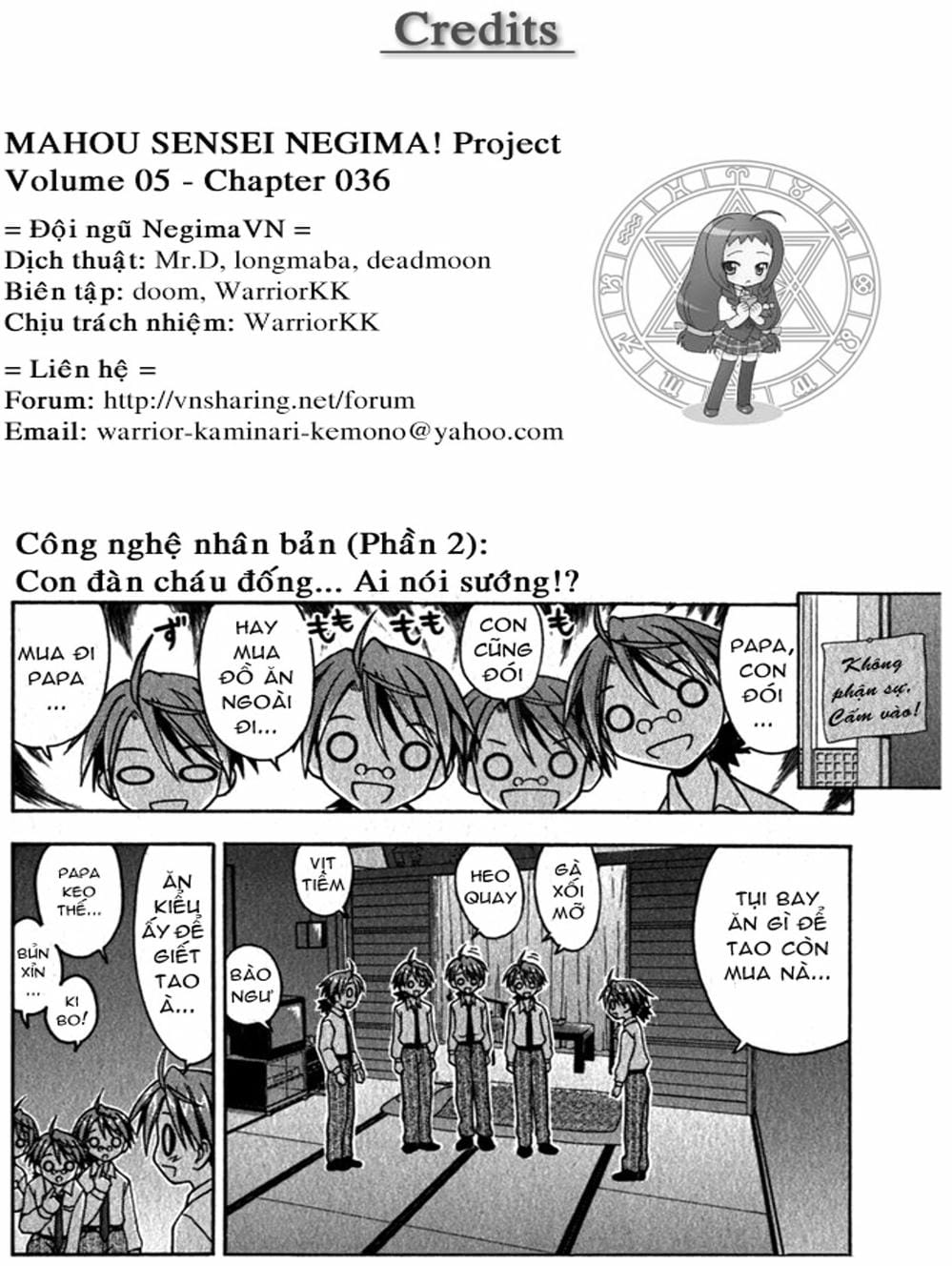 Truyện Tranh Pháp Sư Tí Hon Negima - Mahou Sensei Negima! trang 10