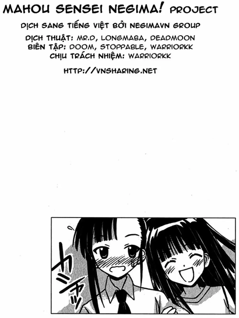 Truyện Tranh Pháp Sư Tí Hon Negima - Mahou Sensei Negima! trang 10