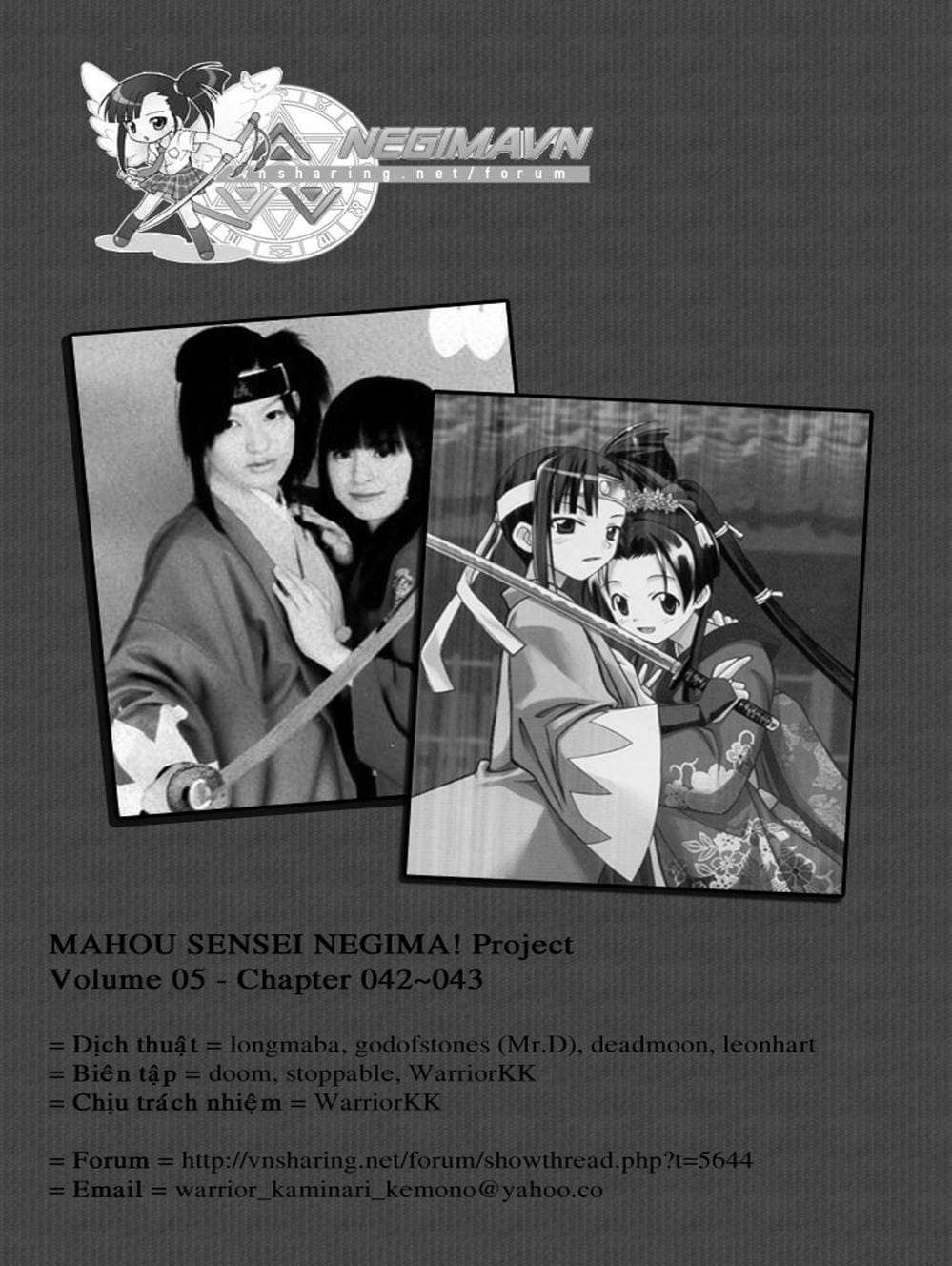 Truyện Tranh Pháp Sư Tí Hon Negima - Mahou Sensei Negima! trang 10