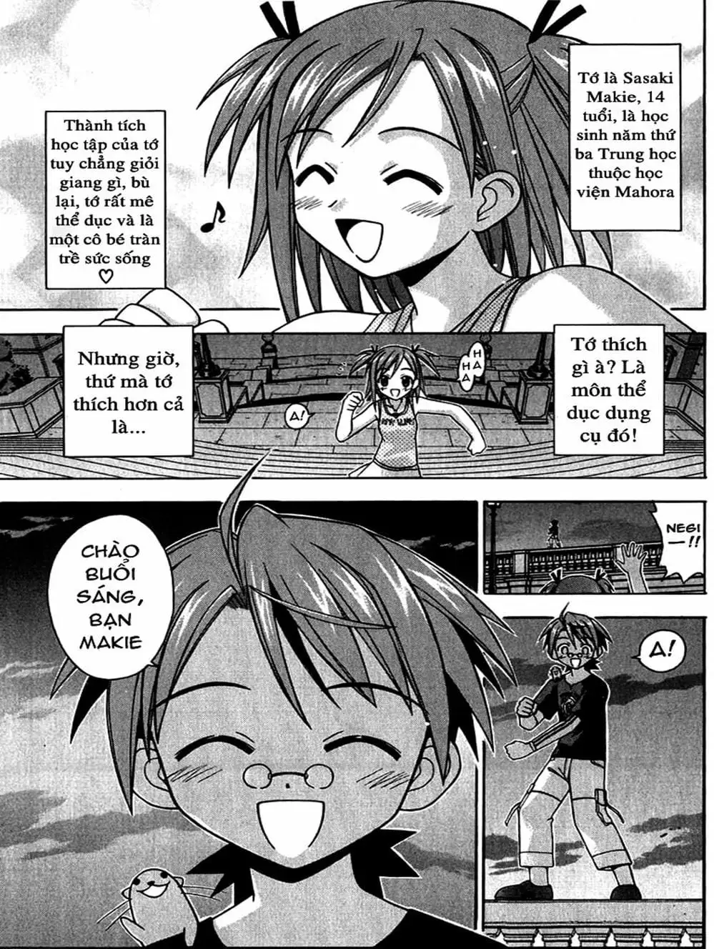 Truyện Tranh Pháp Sư Tí Hon Negima - Mahou Sensei Negima! trang 10