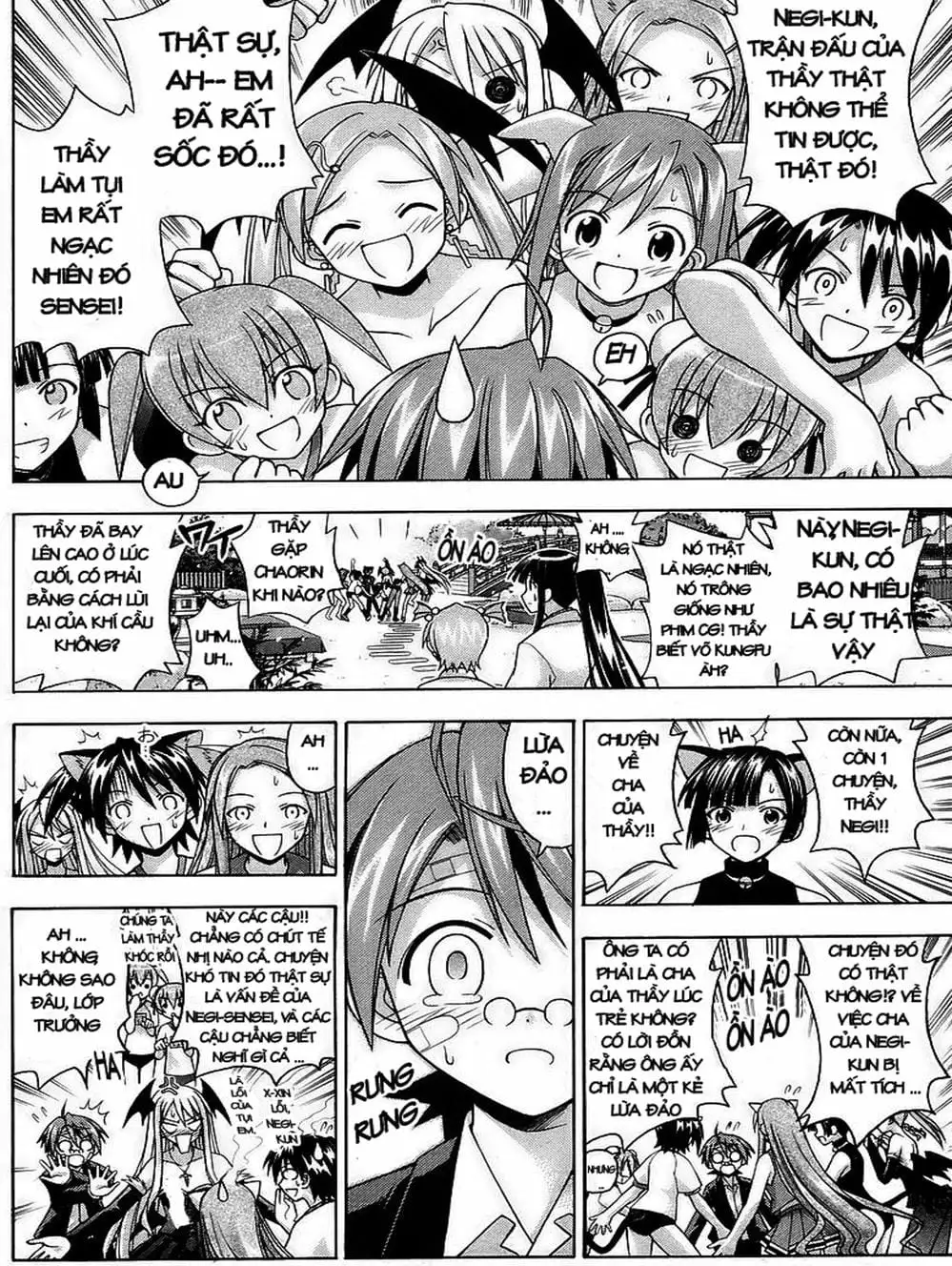 Truyện Tranh Pháp Sư Tí Hon Negima - Mahou Sensei Negima! trang 10