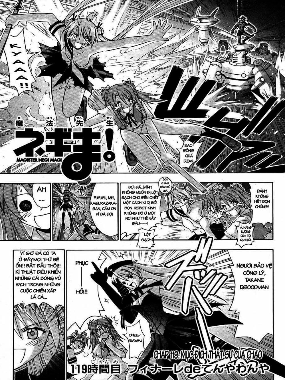 Truyện Tranh Pháp Sư Tí Hon Negima - Mahou Sensei Negima! trang 10
