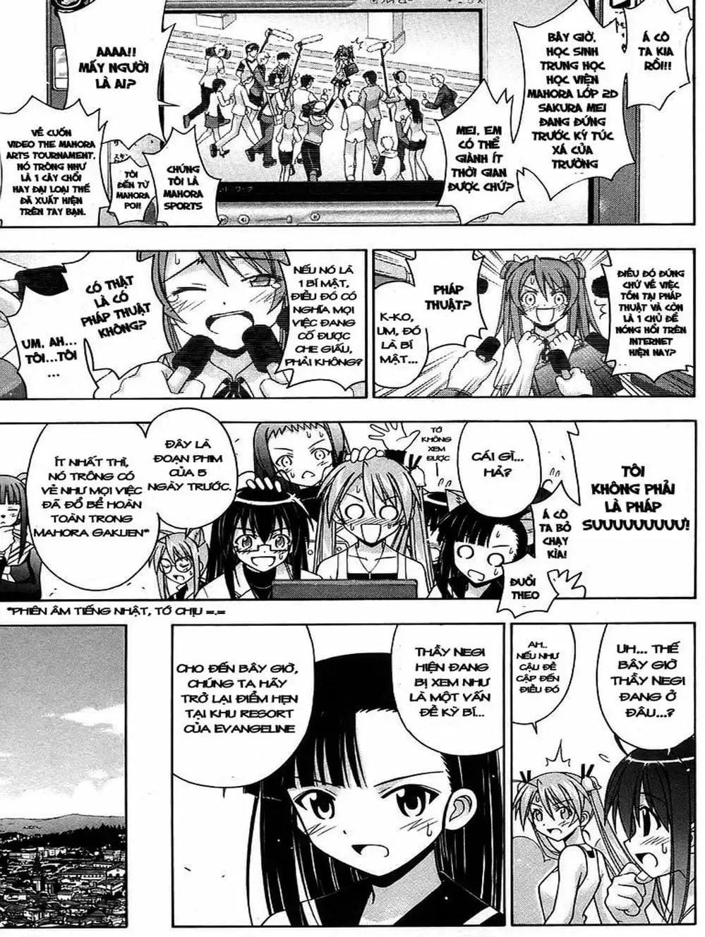 Truyện Tranh Pháp Sư Tí Hon Negima - Mahou Sensei Negima! trang 10