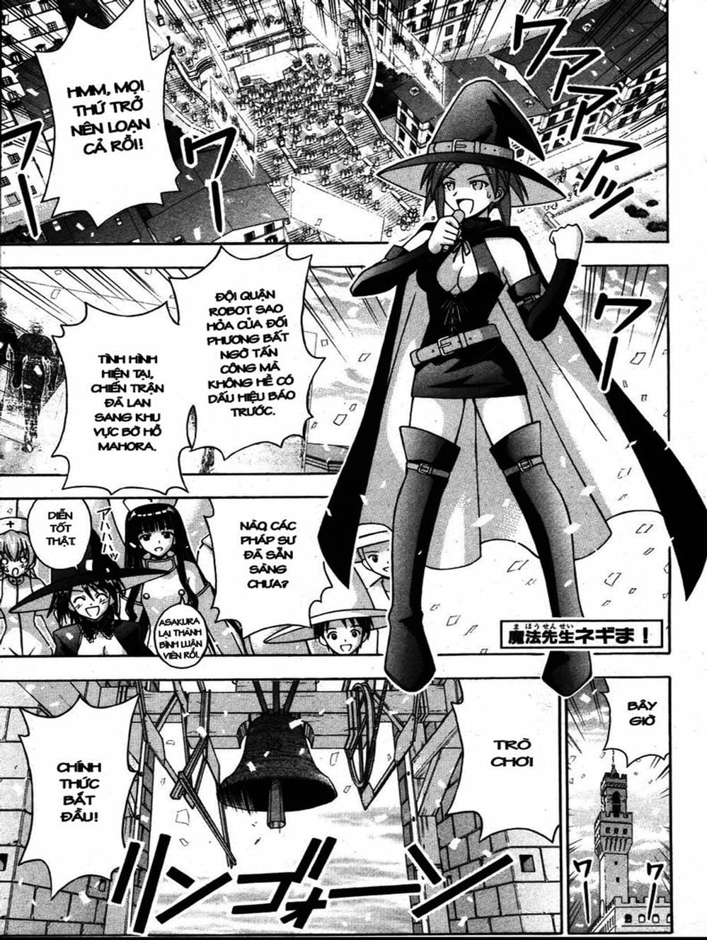 Truyện Tranh Pháp Sư Tí Hon Negima - Mahou Sensei Negima! trang 10