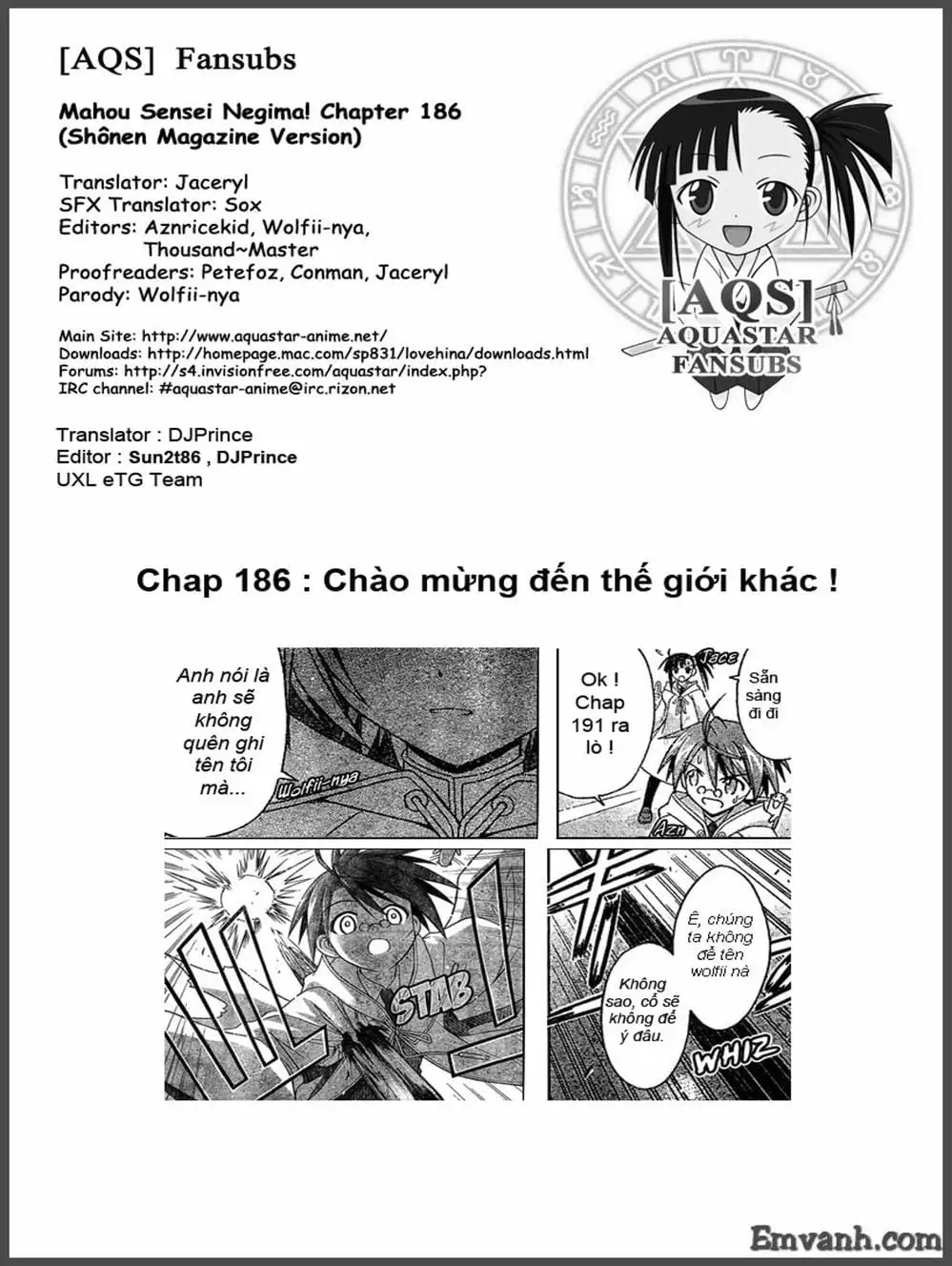 Truyện Tranh Pháp Sư Tí Hon Negima - Mahou Sensei Negima! trang 10