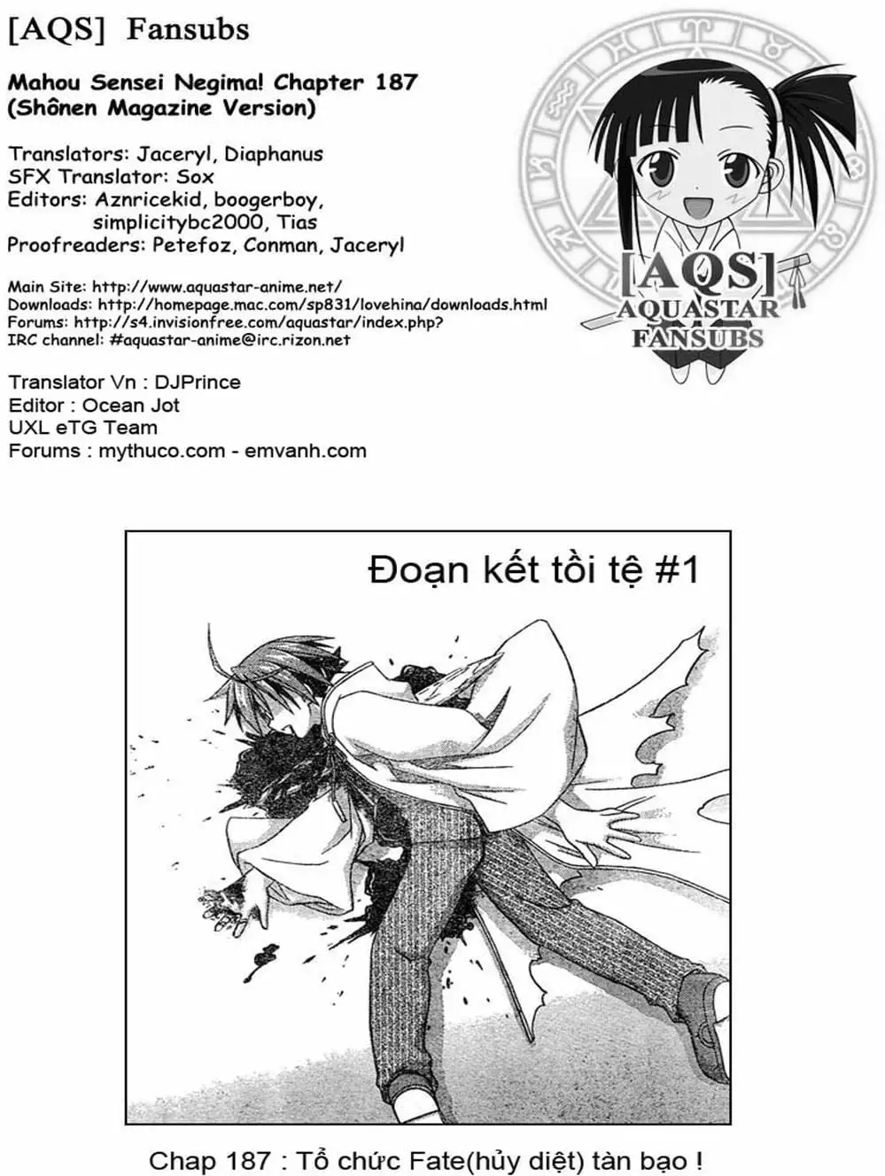 Truyện Tranh Pháp Sư Tí Hon Negima - Mahou Sensei Negima! trang 10