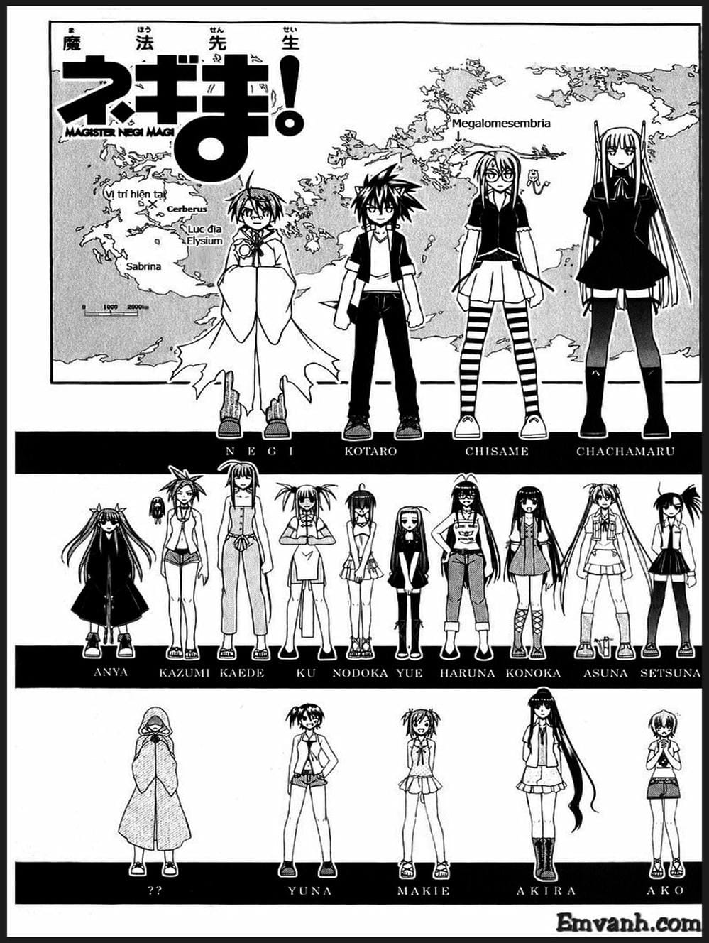 Truyện Tranh Pháp Sư Tí Hon Negima - Mahou Sensei Negima! trang 10