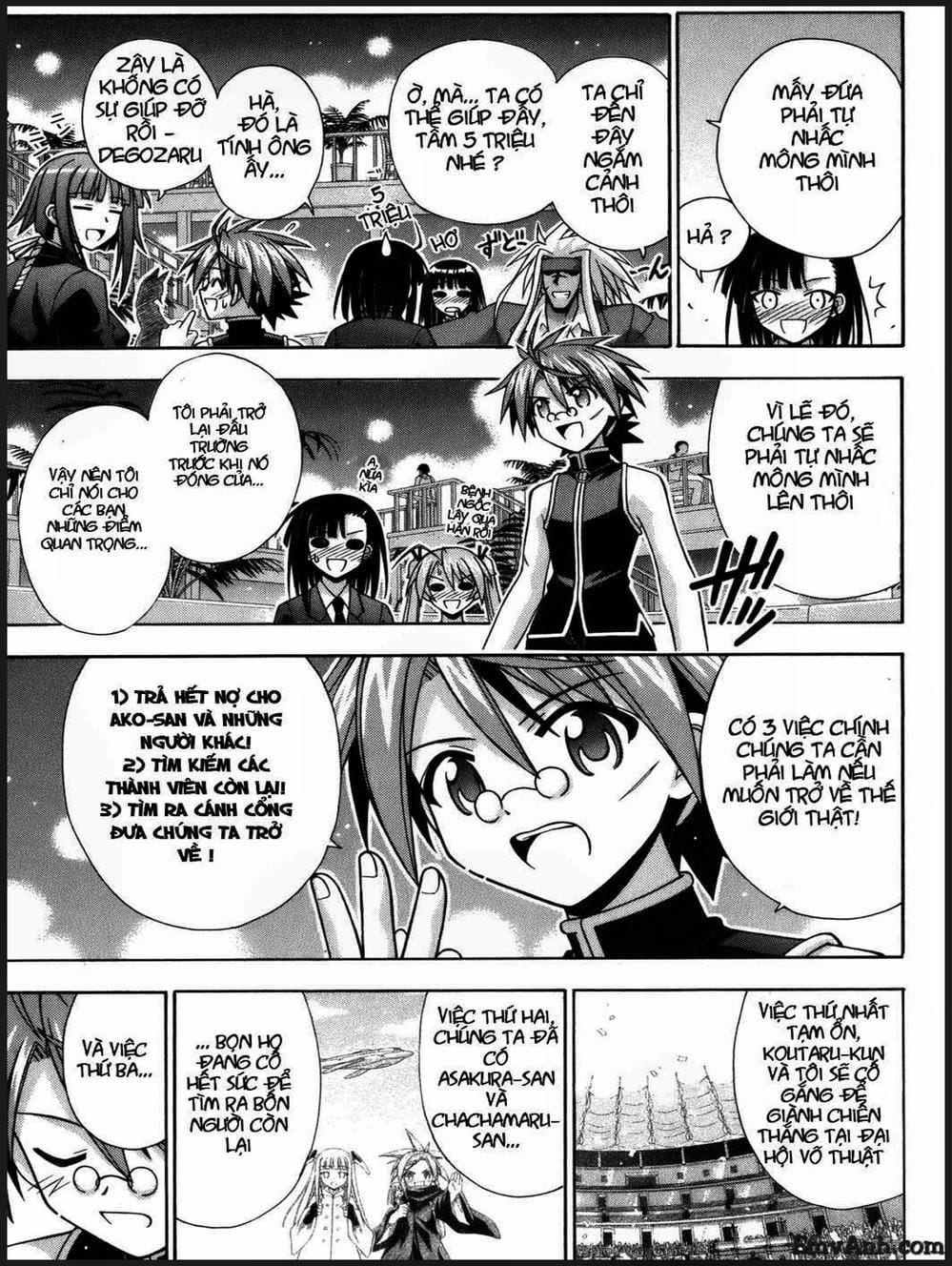 Truyện Tranh Pháp Sư Tí Hon Negima - Mahou Sensei Negima! trang 10