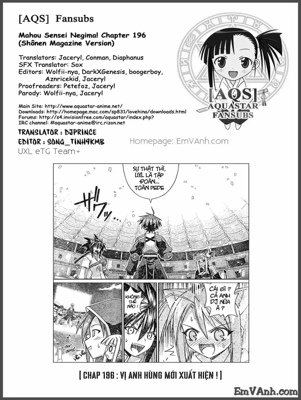 Truyện Tranh Pháp Sư Tí Hon Negima - Mahou Sensei Negima! trang 10