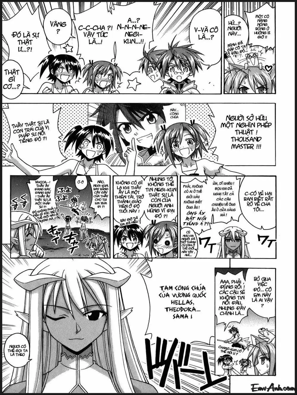 Truyện Tranh Pháp Sư Tí Hon Negima - Mahou Sensei Negima! trang 10