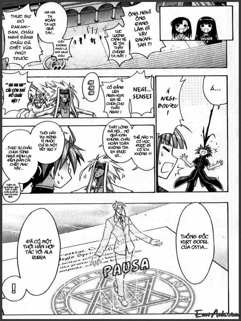 Truyện Tranh Pháp Sư Tí Hon Negima - Mahou Sensei Negima! trang 10