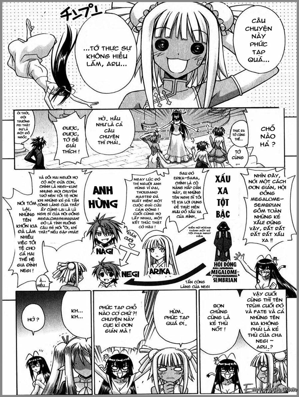 Truyện Tranh Pháp Sư Tí Hon Negima - Mahou Sensei Negima! trang 10