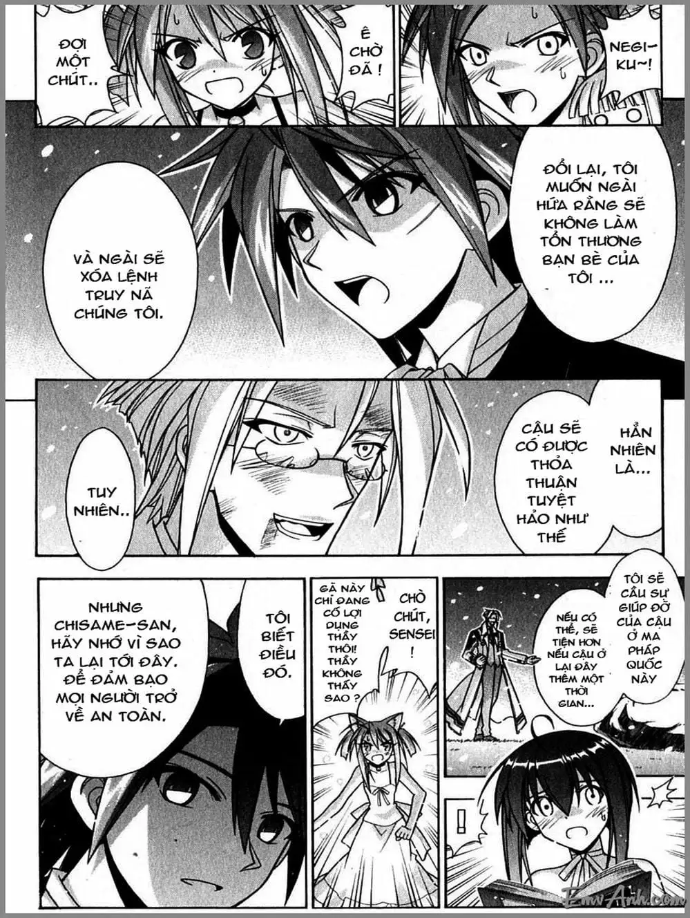 Truyện Tranh Pháp Sư Tí Hon Negima - Mahou Sensei Negima! trang 10