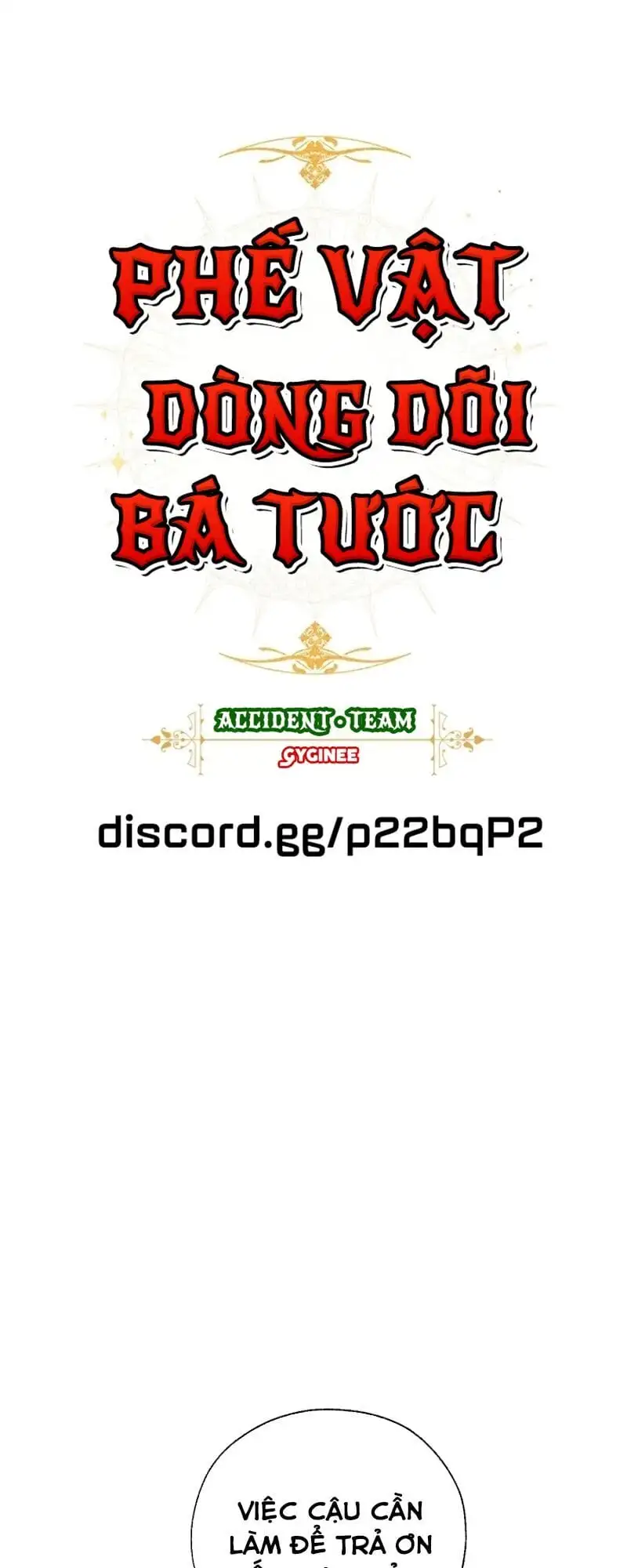 Truyện Tranh Phế Vật Dòng Dõi Bá Tước trang 7