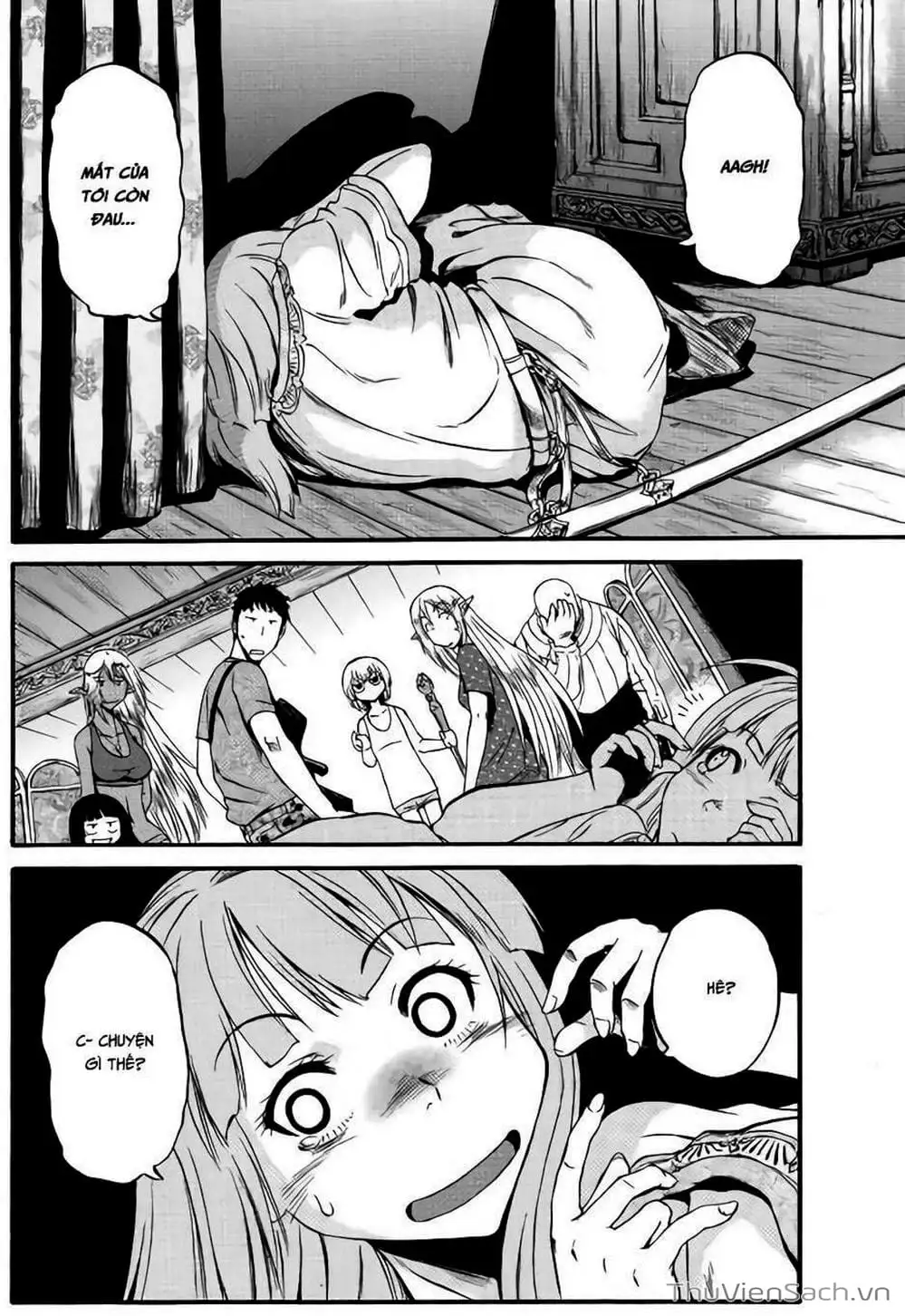 Truyện Tranh Phía Sau Cánh Cổng Bóng Tối Của Hư Không! trang 6