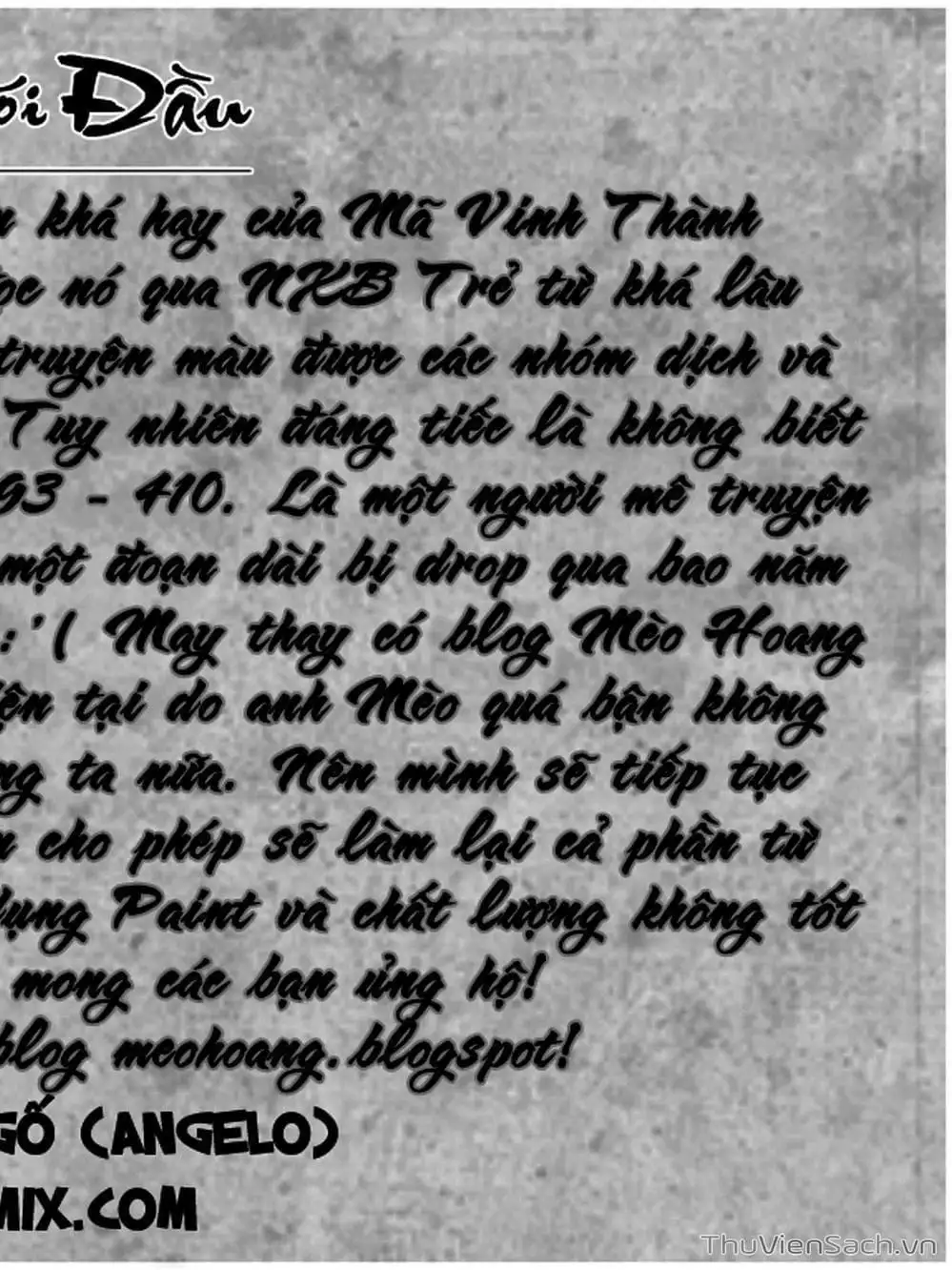 Truyện Tranh Phong Vân Manhua trang 3