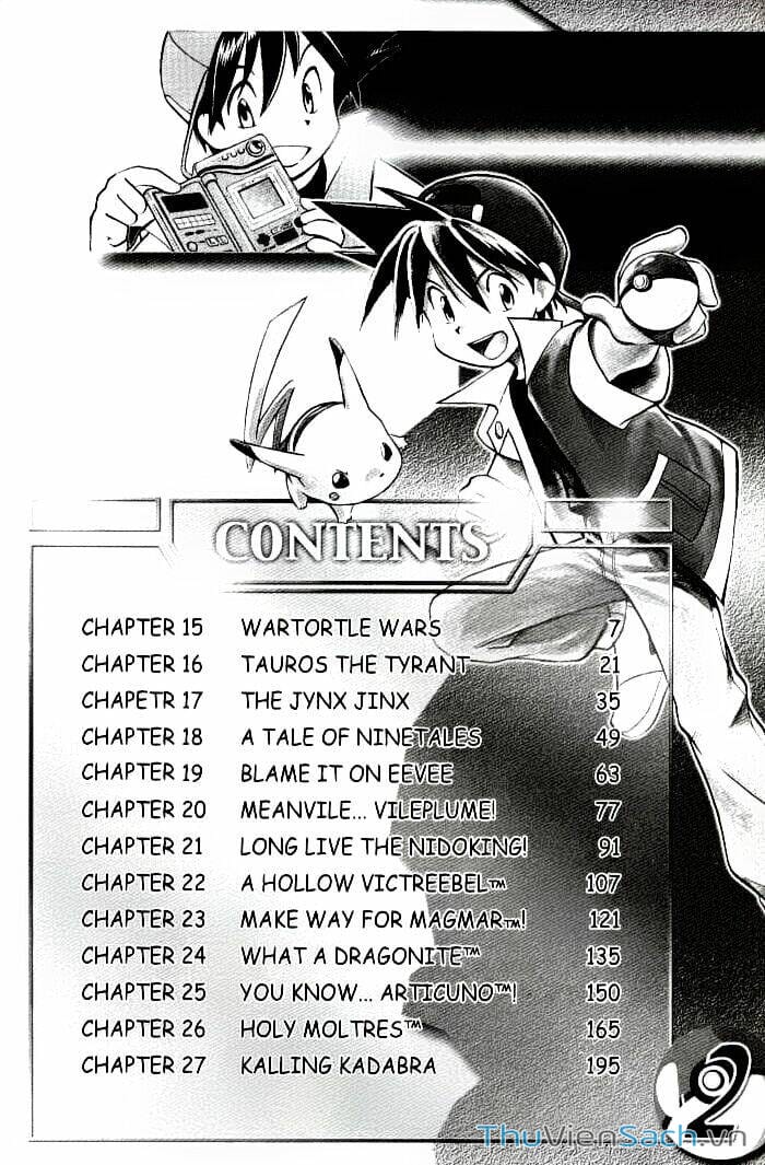 Truyện Tranh Thú Cưng Đặc Biệt - Pokemon Special trang 5