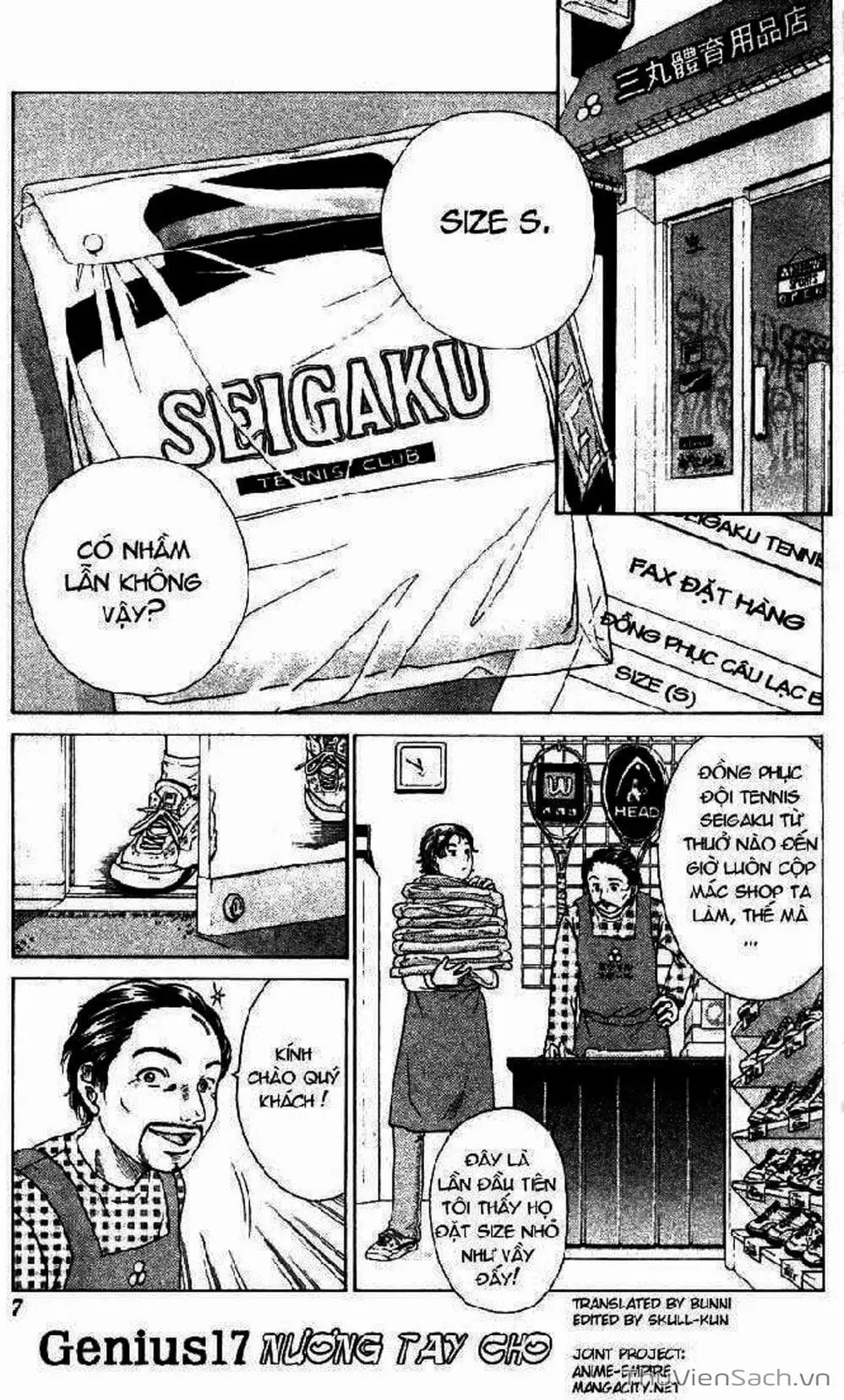 Truyện Tranh Hoàng Tử Tennis - Prince Of Tennis trang 3