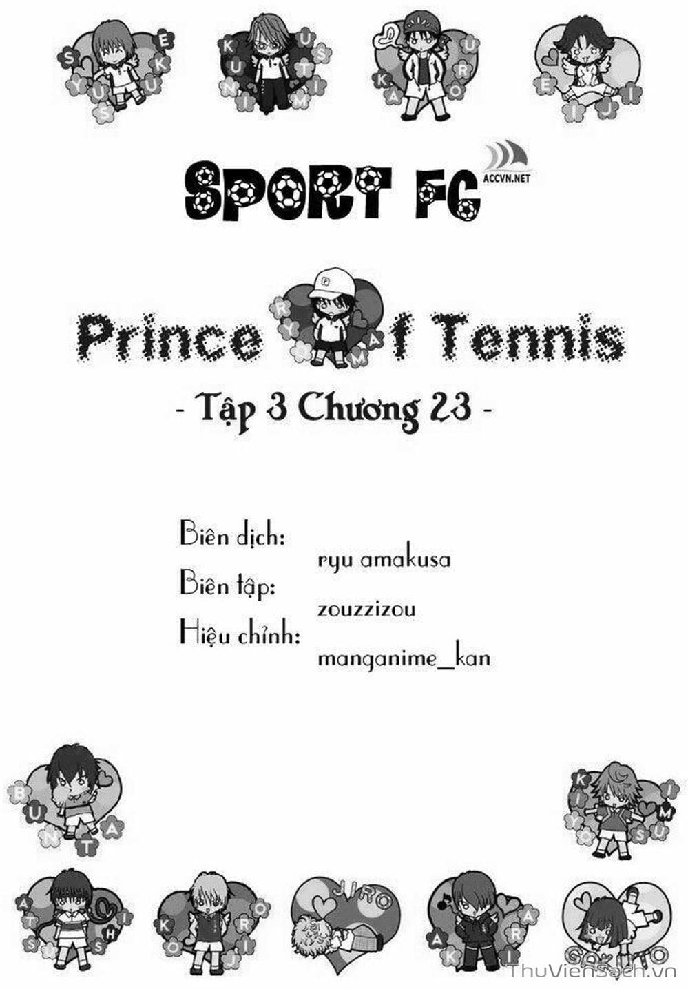 Truyện Tranh Hoàng Tử Tennis - Prince Of Tennis trang 3