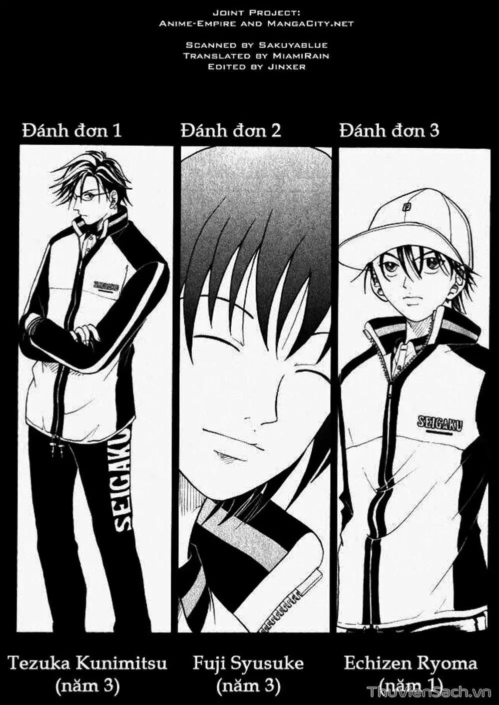 Truyện Tranh Hoàng Tử Tennis - Prince Of Tennis trang 3