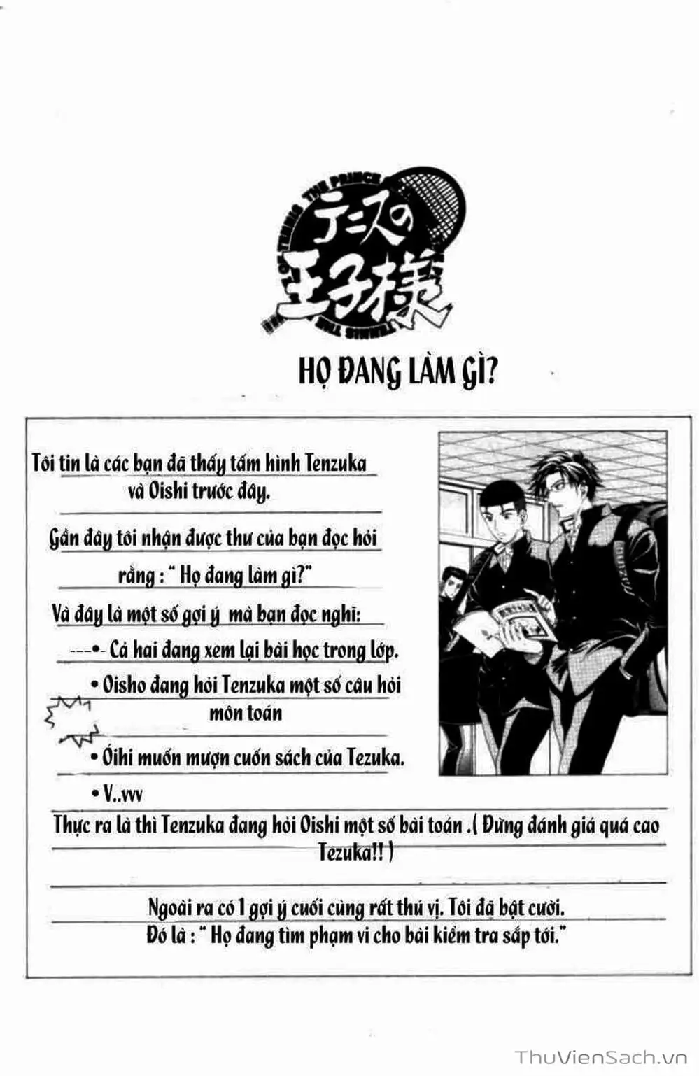 Truyện Tranh Hoàng Tử Tennis - Prince Of Tennis trang 3