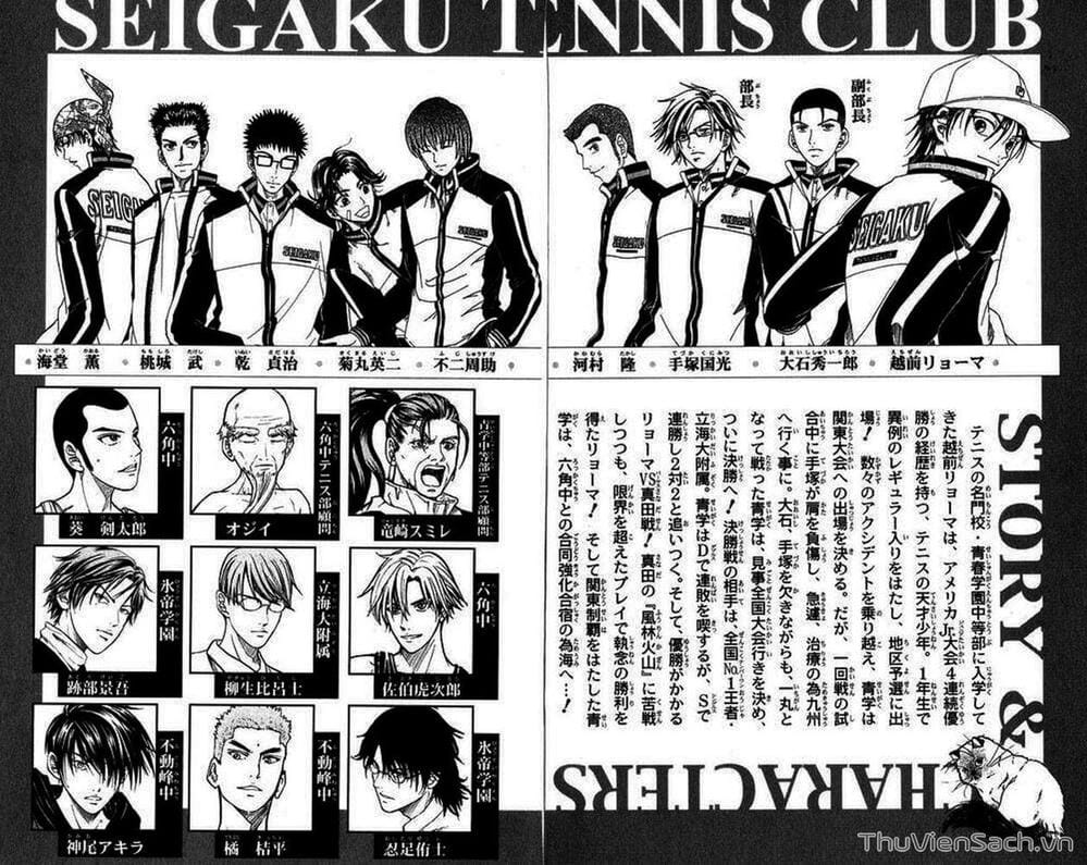 Truyện Tranh Hoàng Tử Tennis - Prince Of Tennis trang 3