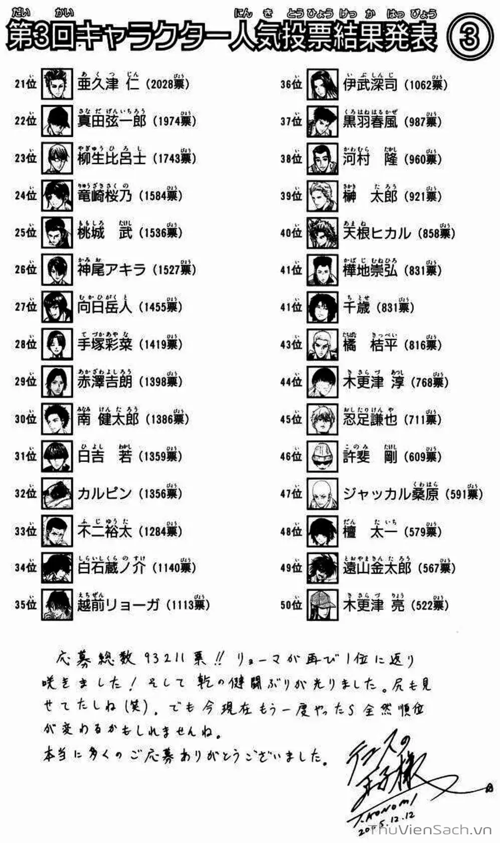 Truyện Tranh Hoàng Tử Tennis - Prince Of Tennis trang 3