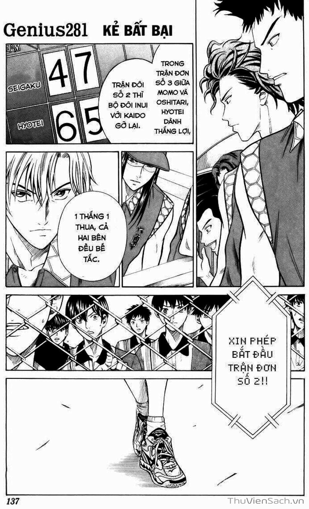 Truyện Tranh Hoàng Tử Tennis - Prince Of Tennis trang 3