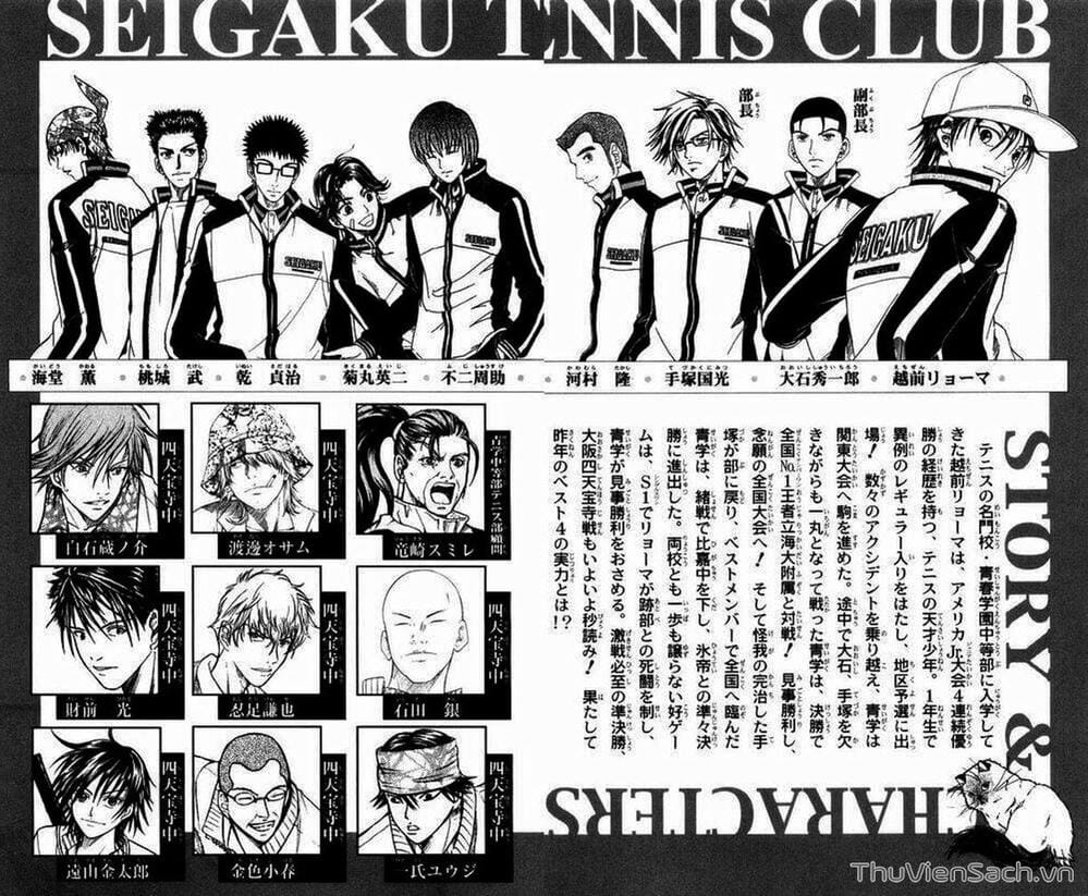 Truyện Tranh Hoàng Tử Tennis - Prince Of Tennis trang 3