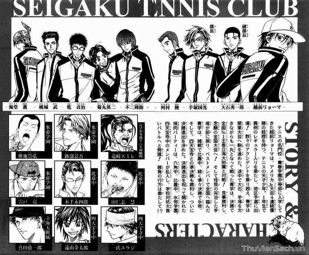 Truyện Tranh Hoàng Tử Tennis - Prince Of Tennis trang 3