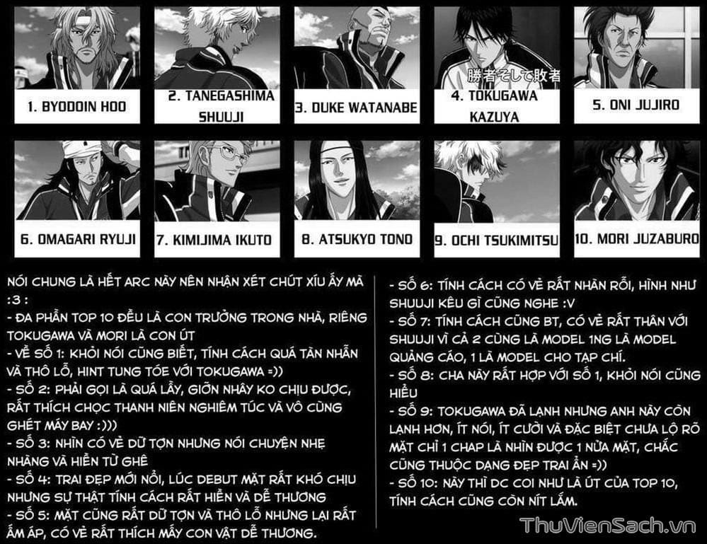 Truyện Tranh Hoàng Tử Tennis - Prince Of Tennis trang 3