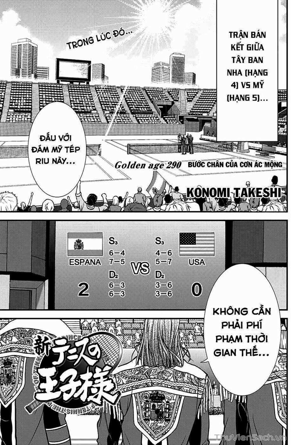 Truyện Tranh Hoàng Tử Tennis - Prince Of Tennis trang 3