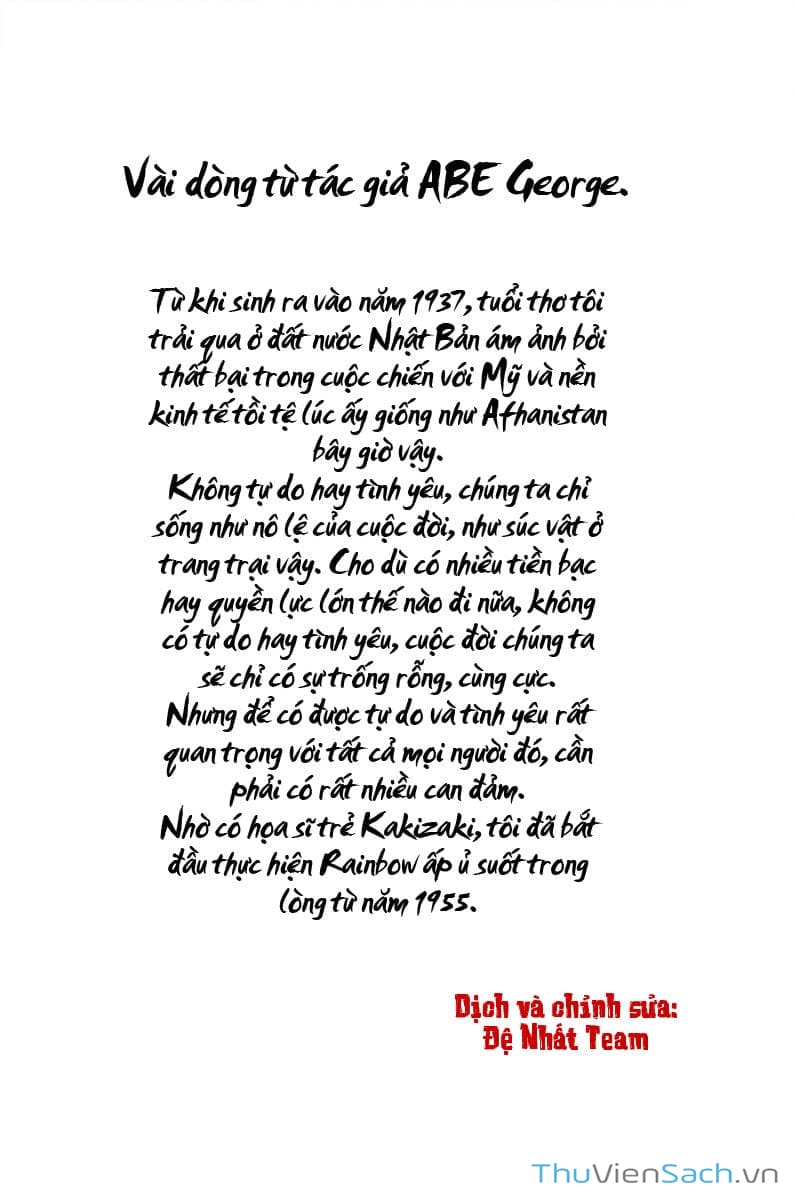 Truyện Tranh Cầu Vồng - Rainbow trang 6