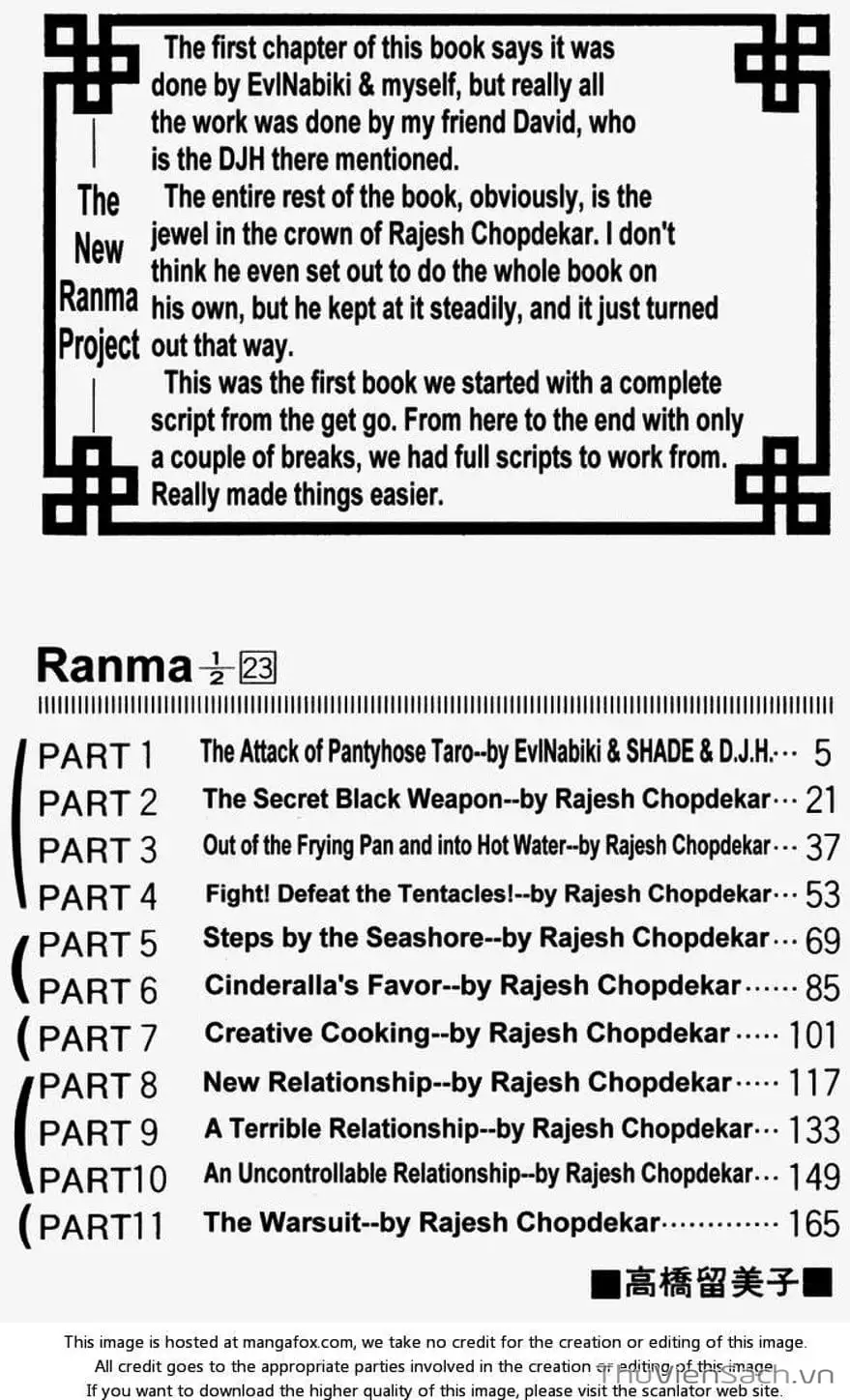 Truyện Tranh Một Nửa Ranma trang 4