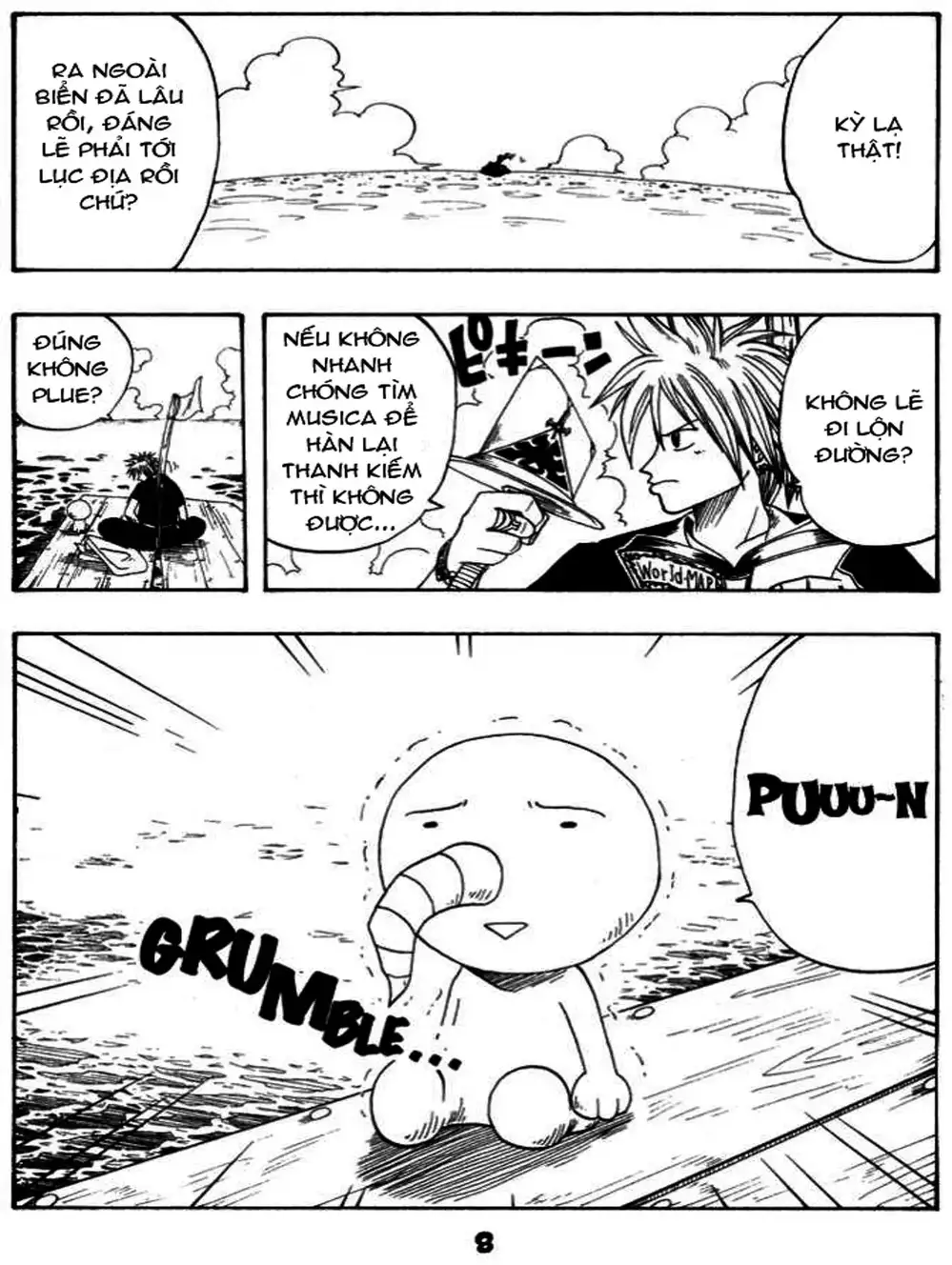 Truyện Tranh Thánh Thạch Rave - Rave Master trang 8