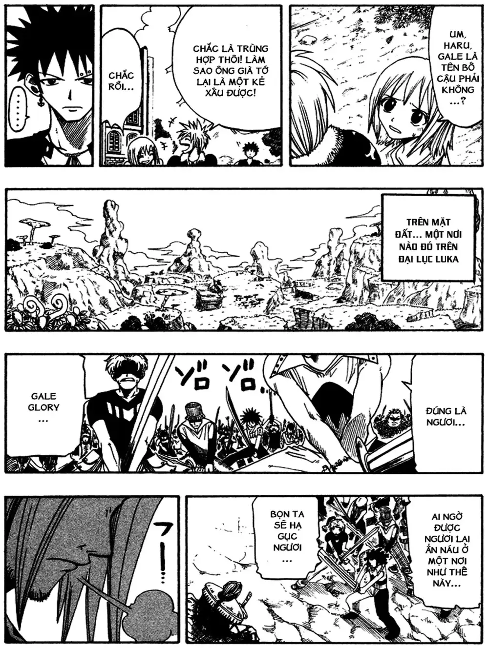 Truyện Tranh Thánh Thạch Rave - Rave Master trang 8