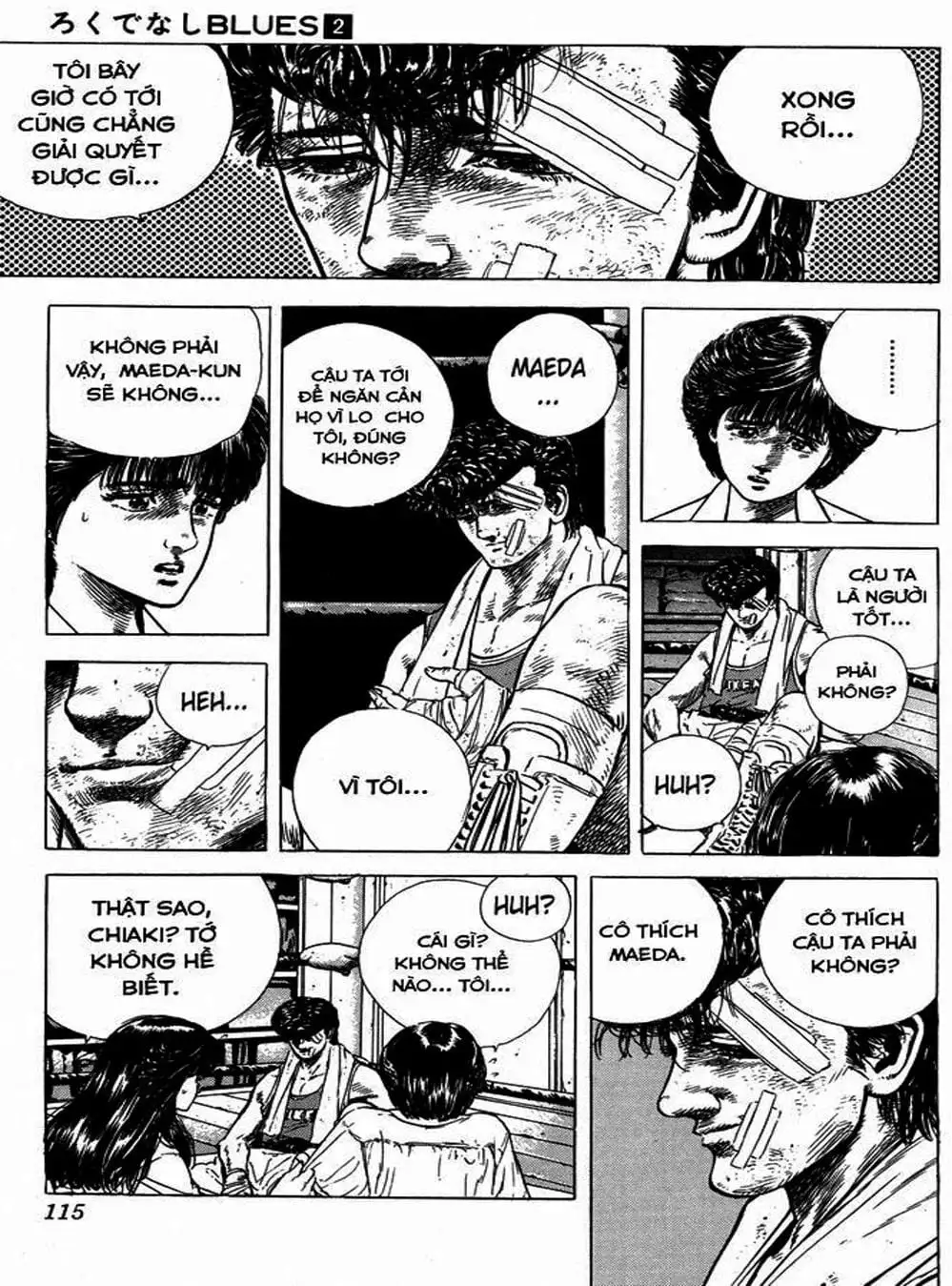 Truyện Tranh Gã Vô Dụng - Rokudenashi Blues trang 7